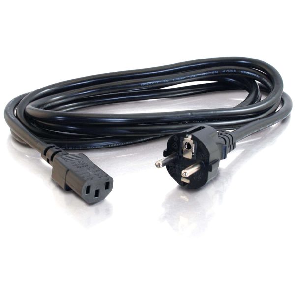 C2G 2.5m 14 AWG European Power Cord (CEE7/7 to IEC320C13) - Image 2