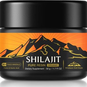 Beilancy Himalayan Shilajit Resin Liquid Supplement, Shilajit for Men and Women with Fulvic Acid, Iron, and Magnesium for Energy and Health Support, 50 g, 2 Month Supply