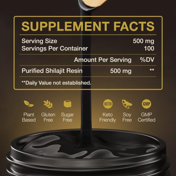 Beilancy Himalayan Shilajit Resin Liquid Supplement, Shilajit for Men and Women with Fulvic Acid, Iron, and Magnesium for Energy and Health Support, 50 g, 2 Month Supply - Image 5