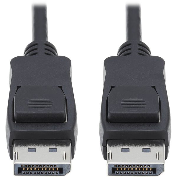 Eaton Tripp Lite Series DisplayPort 1.4 Cable with Latching Connectors, 8K (M/M), Black, 15 ft. (4.57m)