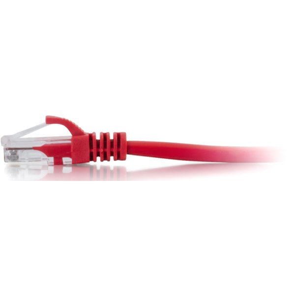 C2G 1ft Cat6 Snagless Unshielded (UTP) Ethernet Network Patch Cable - Red - Image 2