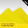 Solid Yellow Color Flag 3x5 Ft 5-Pack Printed 150D Polyester By G128 - Image 5