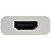 StarTech.com USB C to HDMI 2.0 Adapter 4K 60Hz with 60W Power Delivery Pass-Through Charging - USB Type-C to HDMI Video Converter - White - Image 4