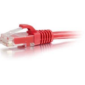 C2G 6in Cat6 Snagless Unshielded (UTP) Network Patch Cable - Red