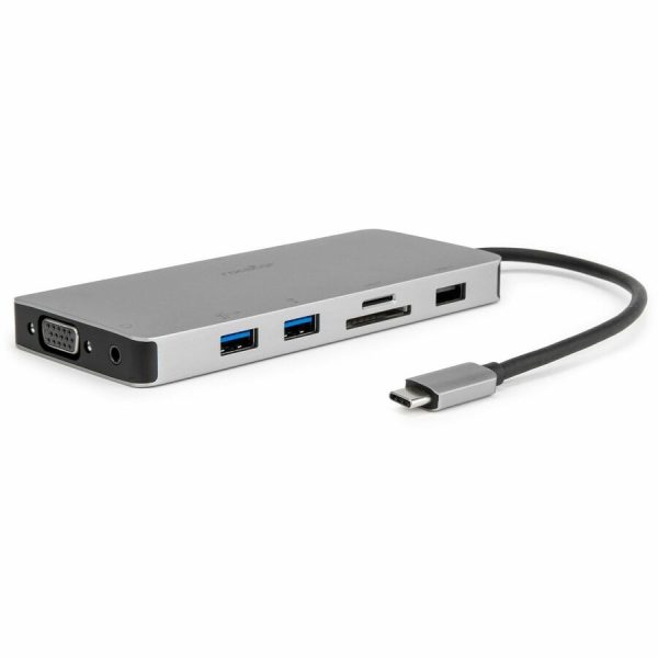 USB-C Portable Dock Multiport Adapter 100W PD 2x HDMI 1x VGA 4x USB-A SD/TF Gigabit RJ45 3.5mm Audio Port - Image 2