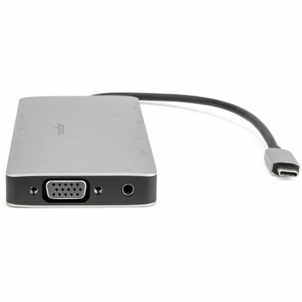 USB-C Portable Dock Multiport Adapter 100W PD 2x HDMI 1x VGA 4x USB-A SD/TF Gigabit RJ45 3.5mm Audio Port - Image 3