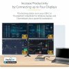 StarTech.com USB-C Dock, 4K 60Hz Quad Monitor DisplayPort & HDMI, Universal USB C Docking Station, 100W Power Delivery, USB Hub 1C/3A, GbE - Image 2