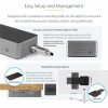 StarTech.com USB-C Dock, 4K 60Hz Quad Monitor DisplayPort & HDMI, Universal USB C Docking Station, 100W Power Delivery, USB Hub 1C/3A, GbE - Image 7