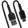 StarTech.com 3ft (1m) USB A to C Charging Cable, Coiled Heavy Duty USB 2.0 A to Type-C, Durable Fast Charge & Sync USB-C Cable, Black, M/M - Image 6
