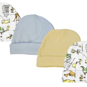 Boys Baby Caps (pack Of 4) Nc_0286