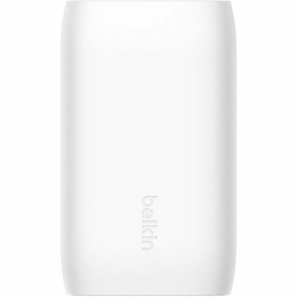 Belkin 67W Portable 3-Port USB-C Wall Charger - 3xUSB-C (67W Total) - Fast Charging - Power Adapter - White - Image 2