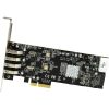 StarTech.com 4 Port PCI Express (PCIe) SuperSpeed USB 3.0 Card Adapter w/ 2 Dedicated 5Gbps Channels - UASP - SATA / LP4 Power - Image 2