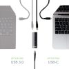 Plugable USB Hub with Ethernet, 3 port USB 3.0 Bus Powered Hub with Gigabit Ethernet - Image 5