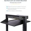 StarTech.com 2 Post Server Rack Shelf - Vented - Center Mount - Up to 75 lb. - 2 post Network Rack Shelf (CABSHF2POSTV2) - Image 6