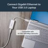 StarTech.com USB to Ethernet Adapter, USB 3.0 to 10/100/1000 Gigabit Ethernet LAN Adapter, USB to RJ45 Adapter, TAA Compliant - Image 7