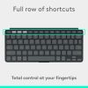 Logitech Keys-To-Go 2 Portable Bluetooth Keyboard for Tablet With Built-in Cover, Slim and Compact Wireless Keyboard for Windows, Android, Linux, iPad, iPhone, Mac, Apple TV (Graphite) - Image 9