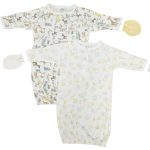 Unisex Newborn Baby 4 Piece Gown Set Nc_0735