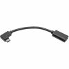 Eaton Tripp Lite Series USB-C to USB-A Adapter (M/F), Right-Angle C, USB 3.2 Gen 1 (5 Gbps), Thunderbolt 3 Compatible, 6-in. (15.24 cm) - Image 3
