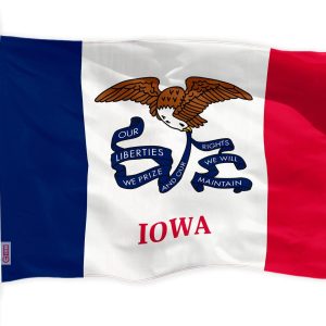 Iowa State Flag 150D Printed Polyester 3x5 Ft