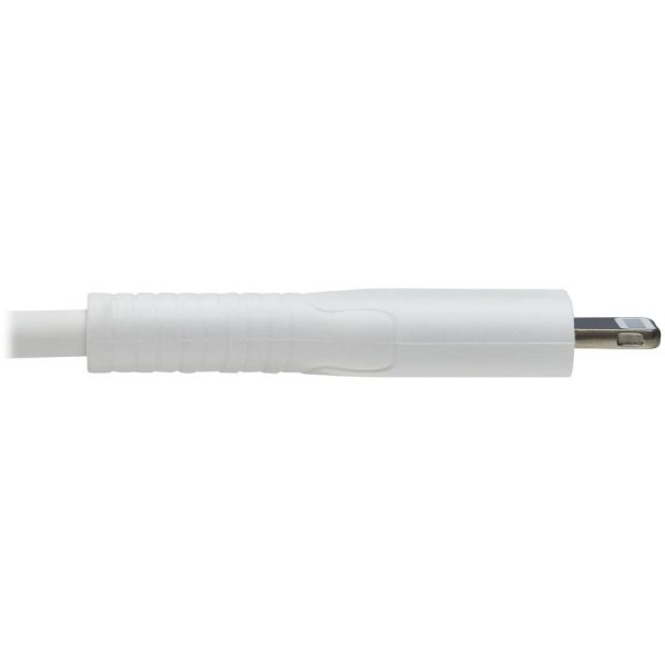Eaton Tripp Lite Series Safe-IT USB-C to Lightning Sync/Charge Antibacterial Cable (M/M), MFi Certified, White, 1 m (3.3 ft.) - Image 4