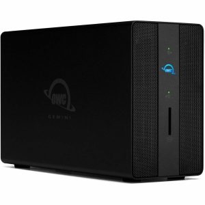 OWC 32TB Gemini Thunderbolt (40Gb/s) Dock And Dual-Drive HDD RAID External Storage Solution