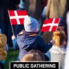 G128 30 Pack Handheld Denmark Danish Stick Flags | 12x18 In | Printed 150D Polyester, Country Flag, Solid Wooden Stick, Spear Gold Tip - Image 6