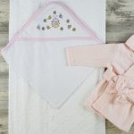 Hooded Towel, Wash Mittens And Robe Ls_0622