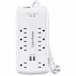 CyberPower CSP806U Professional 8 - Outlet Surge Protector with 3000 J Surge Suppression