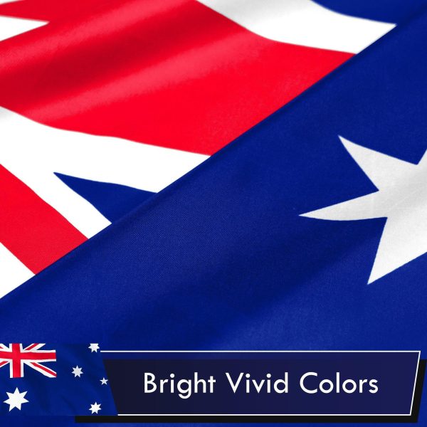 Australia (Australian) Flag 75D Printed Polyester 3x5 Ft - Image 3