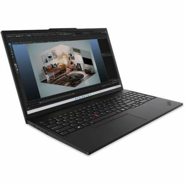 Lenovo ThinkPad P16s Gen 3 21KS0023US 16" Touchscreen Mobile Workstation - WUXGA - Intel Core Ultra 7 155H - 16 GB - 512 GB SSD - English Keyboard - Black - Image 2