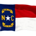 North Carolina State Flag 150D Printed Polyester 3x5 Ft