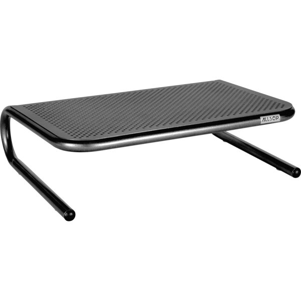 Allsop Metal Art Jr. Monitor Stand 14-Inch Wide Platform - Pearl Black (30165) - Image 2