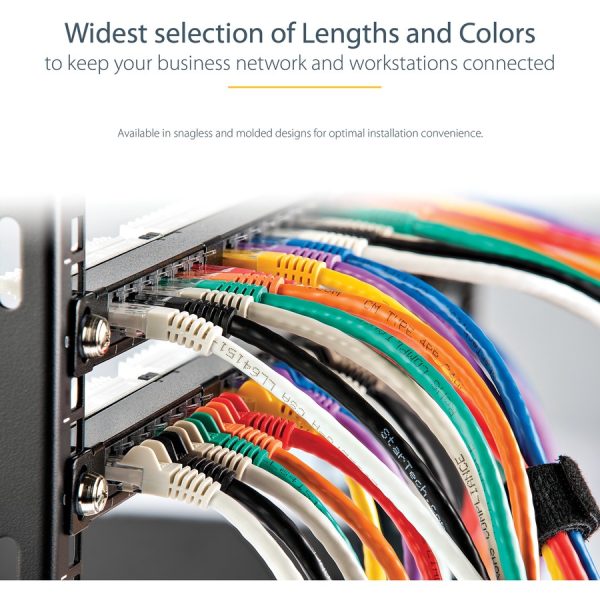 StarTech.com 30ft CAT6 Ethernet Cable - Blue Snagless Gigabit - 100W PoE UTP 650MHz Category 6 Patch Cord UL Certified Wiring/TIA - Image 7