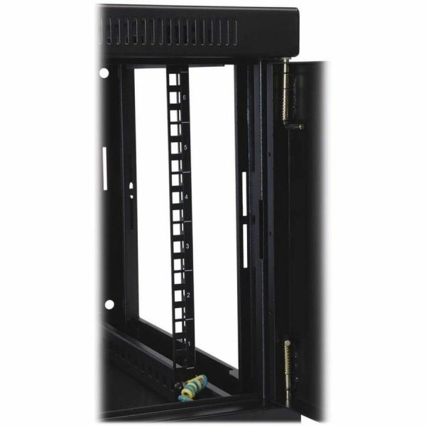 Eaton Tripp Lite Series SmartRack 10U Low-Profile Switch-Depth Wall-Mount Small Rack Enclosure, Clear Acrylic Window, Hinged Back - Image 4