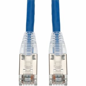 AddOn 12ft Blue CAT 6 Shielded PVC Ethernet Cable Snagless Bubble Boot RJ-45 M/M