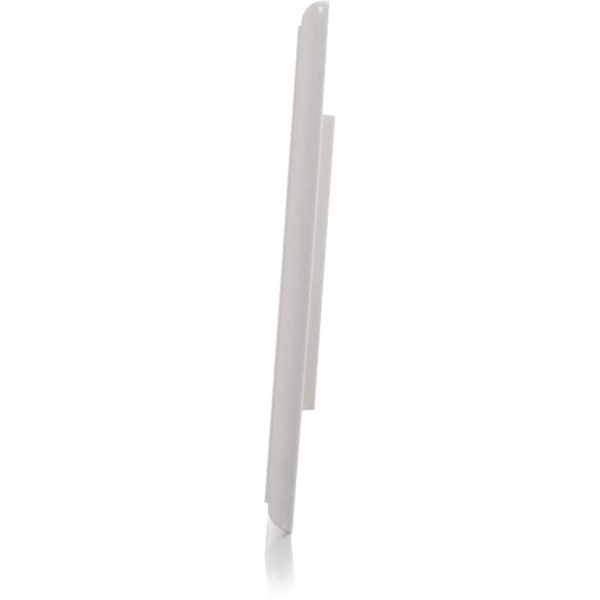 C2G 2-Port Single Gang Multimedia Keystone Wall Plate - White - Image 2