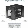StarTech.com 2-Post 9U Wall Mount Network Cabinet, 19" Wall-Mounted Server Rack for Data / IT Equipment, Small Lockable Rack Enclosure - Image 5