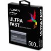 Adata SE800 AELI-SE880-500GCGY 500 GB Portable Rugged Solid State Drive - External - Titanium Gray - Image 10