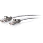 C2G 25ft Cat6a Snagless Unshielded (UTP) Slim Ethernet Cable - Cat6a Slim Network Patch Cable - PoE - Gray
