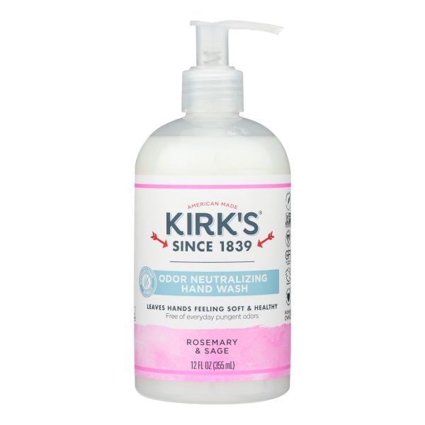 Kirk's Natural - Hand Soap Rosemary Sage - 12 FZ - Image 2