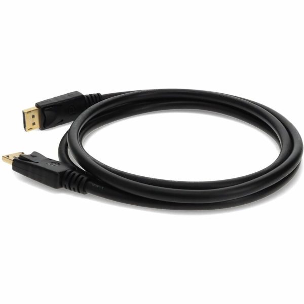 5PK 6ft DisplayPort 1.2 Male to DisplayPort 1.2 Male Black Cables For Resolution Up to 3840x2160 (4K UHD) - Image 2