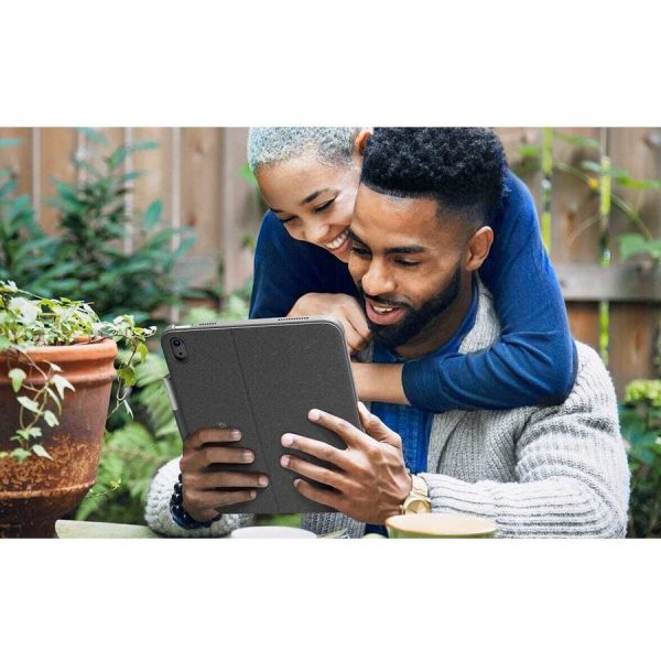 Logitech Combo Touch Keyboard/Cover Case (Folio) for 10.9" Apple, Logitech iPad (10th Generation) Tablet - Oxford Gray - Image 6