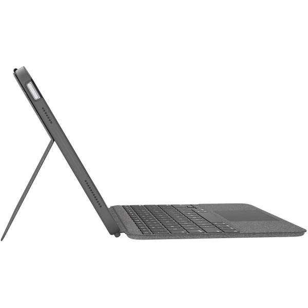 Logitech Combo Touch Keyboard/Cover Case (Folio) for 10.9" Apple, Logitech iPad (10th Generation) Tablet - Oxford Gray - Image 12