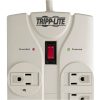 Eaton Tripp Lite Series Protect It! 8-Outlet Surge Protector, 25 ft. Cord with Right-Angle Plug, 1440 Joules, Diagnostic LEDs, Light Gray Housing - Image 4