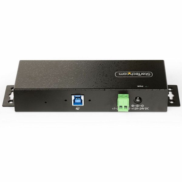 StarTech.com 7-Port Managed USB Hub, Heavy Duty Metal Industrial Housing, ESD & Surge Protection, Wall/Desk/Din-Rail Mountable, USB 5Gbps - Image 4