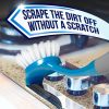 Dish Brush Set of 3 with Bottle Water Brush Dish Scrub Brush and Scrubber Brush   Kitchen Scrub Brushes Ergonomic Non Slip Long Handle for Cleaning Cleaner Wash Sink Dishes Bottle Cup Glass Pot - Image 4