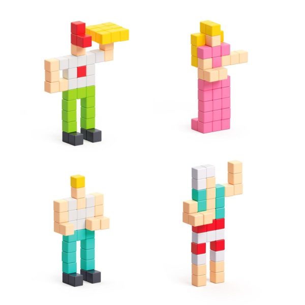 PIXIO-200 Magnetic Blocks in 8 Colors +Free App - Image 3