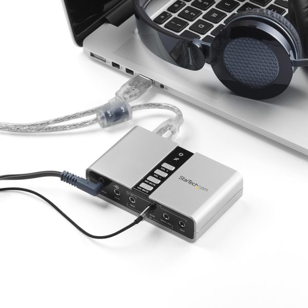 StarTech.com 7.1 USB Audio Adapter External Sound Card - Image 4
