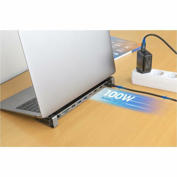 Manhattan USB-C PD 10-in-1 Dual-HDMI Monitor Docking Station / Multiport Hub - Image 6