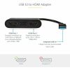 StarTech.com USB 3.0 to Dual HDMI Adapter, USB to 2x HDMI Monitor Converter for Windows (no support for macOS/ChromeOS/Linux) - TAA - Image 4